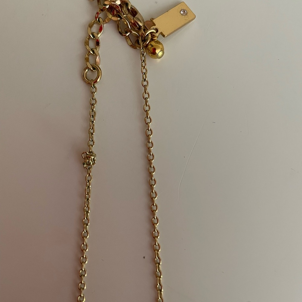 Kate Spade Long Gold Bow Necklace - Picture 4 of 5